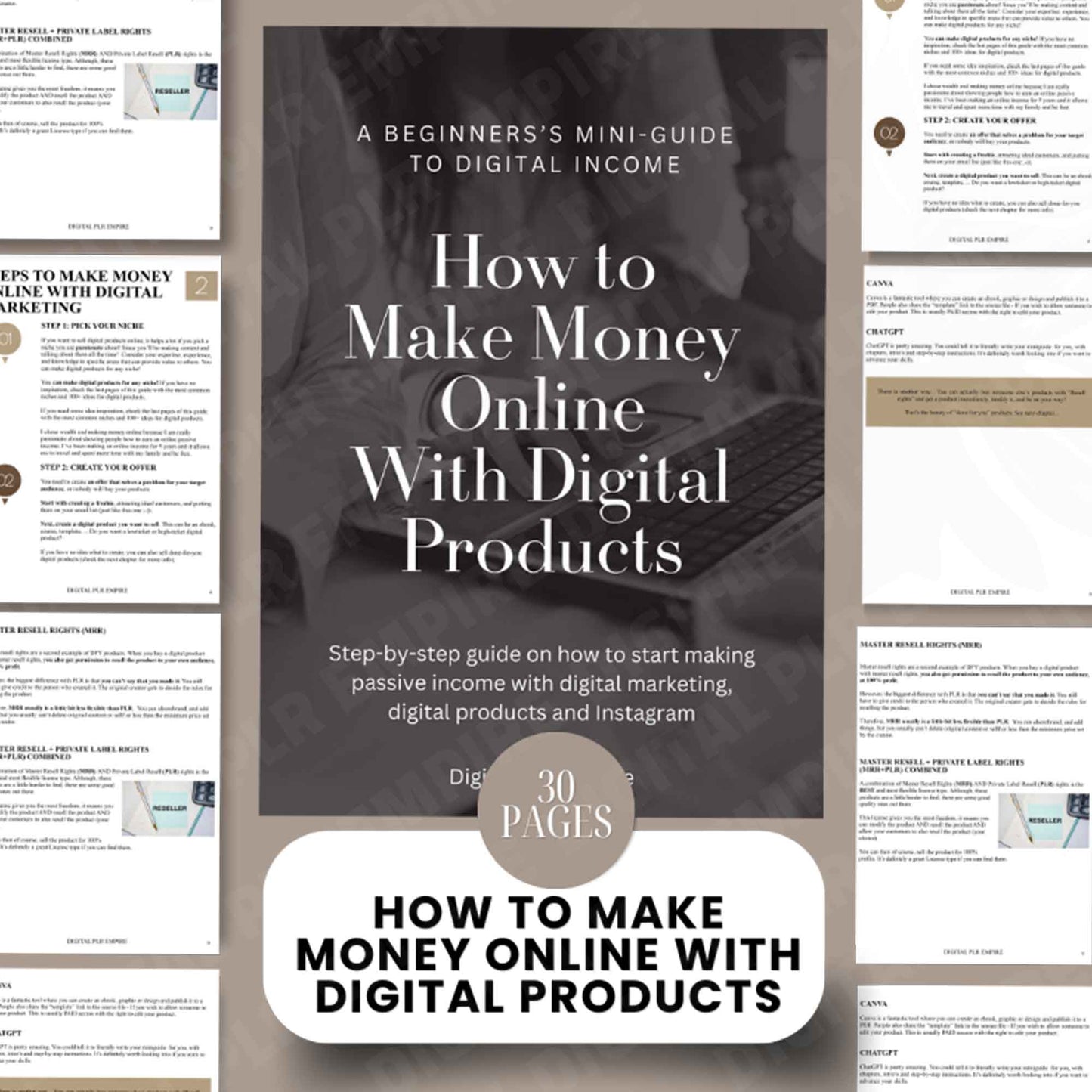 How to start selling digital products – free ebook