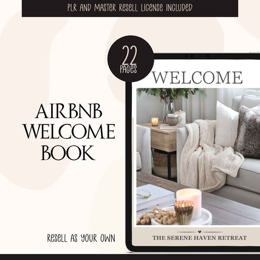 Airbnb Welcome Book Canva Template