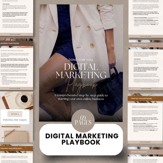 Digital Marketing Playbook with Master Resell Rights (MRR)