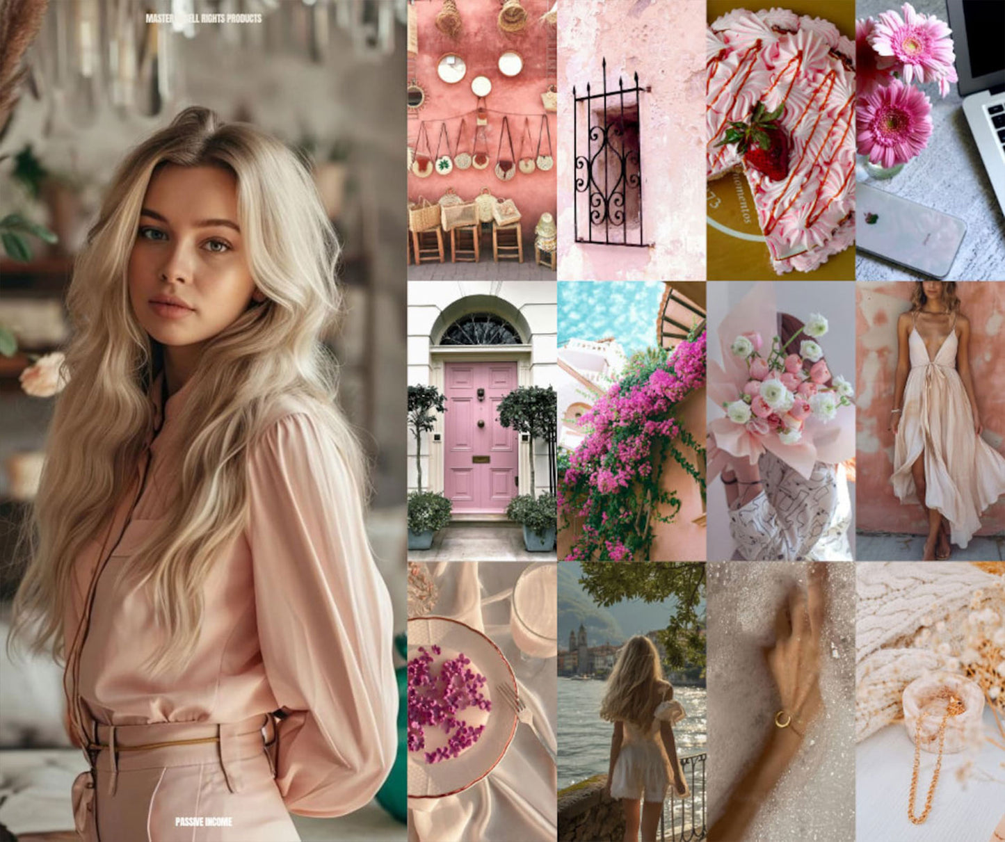 170+ Pink Boho Aesthetic Social Media Stock Images